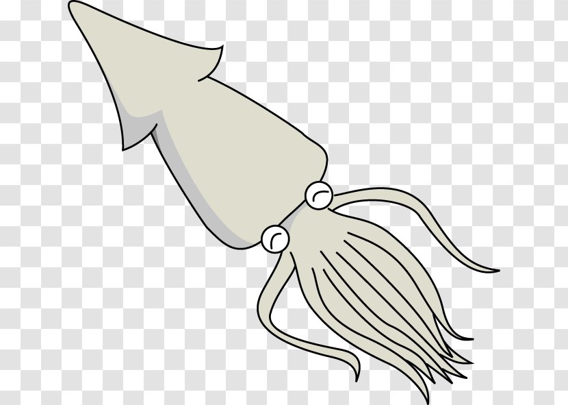 Squid Kataomoi Lead Clip Art - Beak Transparent PNG