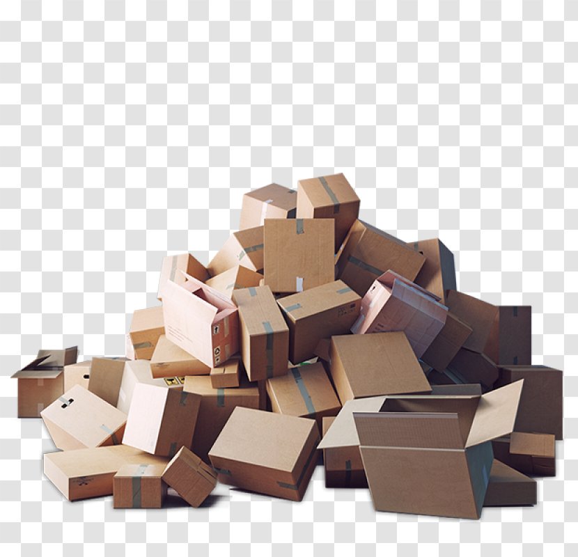 Cardboard Box Illustration Relocation - Bahan Transparent PNG