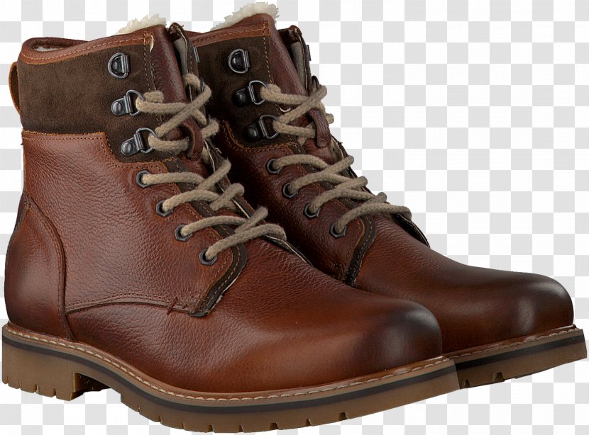 Hiking Boot Shoe Footwear Leather - Brown - Cognac Transparent PNG