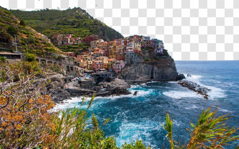 Manarola Vernazza Ligurian Sea High-definition Television Wallpaper - Terrain - Italy Cinque Terre Eight Transparent PNG