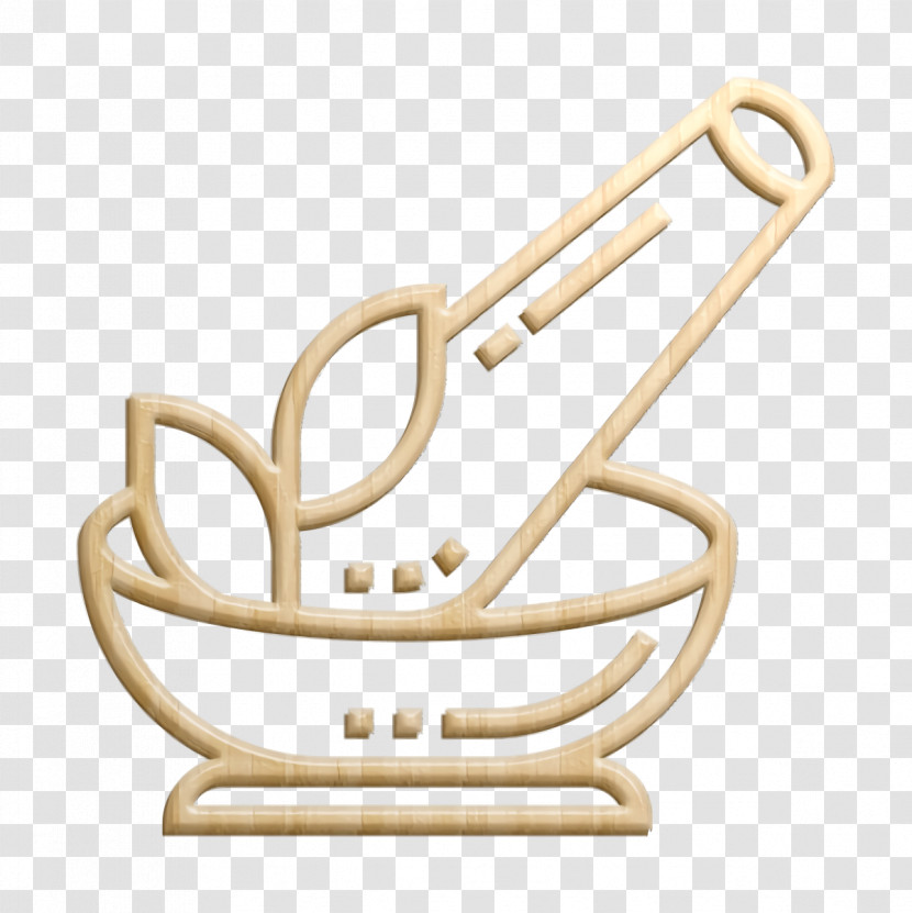 Spa Element Icon Mortar Icon Herb Icon Transparent PNG