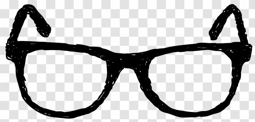 Sunglasses Eyeglass Prescription Ray-Ban Wayfarer Bifocals - Black And White - Sunglass Transparent PNG
