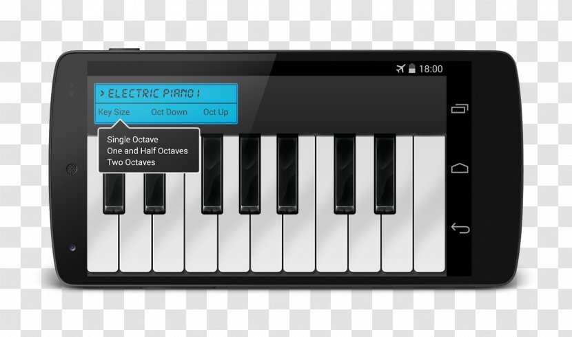 Digital Piano Electric Musical Keyboard Synthesia Electronic - Flower Transparent PNG