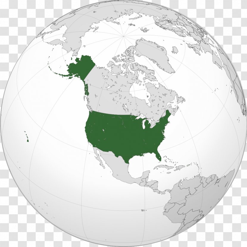 Globe United States World Map - Mapa Polityczna - USA Transparent PNG