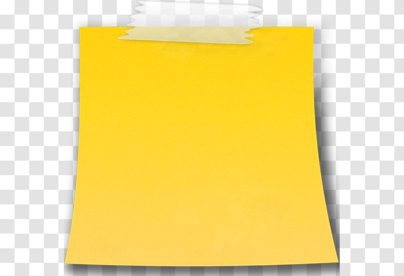 Paper Post-it Note Adhesive Tape Sticker - Sticky Notes - Yellow Transparent PNG