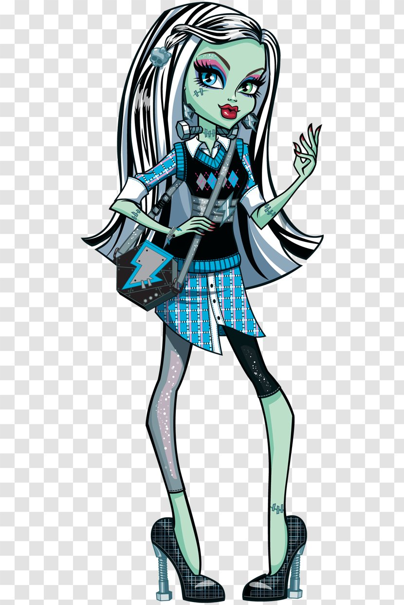 Frankie Stein Monster High Basic Doll High: Ghoul Spirit - Silhouette Transparent PNG
