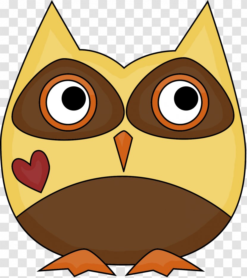 Aviator Sunglasses Beak Snout Whiskers - Orange - Q Version Of The Lovely Owl Transparent PNG