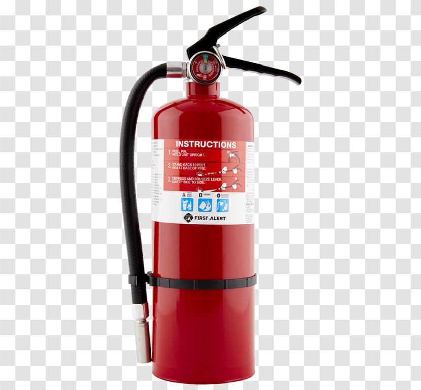 Fire Extinguishers First Alert ABC Dry Chemical Class - Smoke Detector Transparent PNG