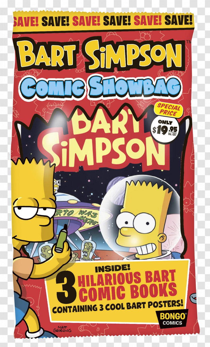 Bart Simpson Blastoff The Simpsons: Tapped Out Hit & Run Comics - Processed Food Transparent PNG