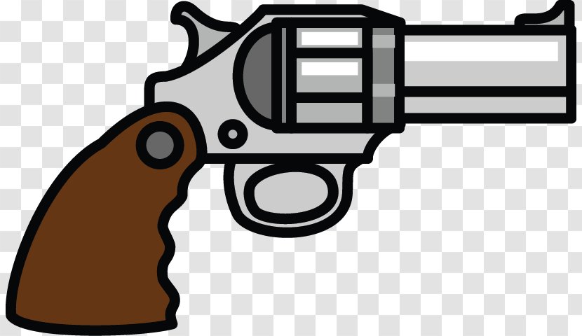 Firearm Weapon Pistol Clip Art - Flower - Cartoon Revolver Cliparts Transparent PNG