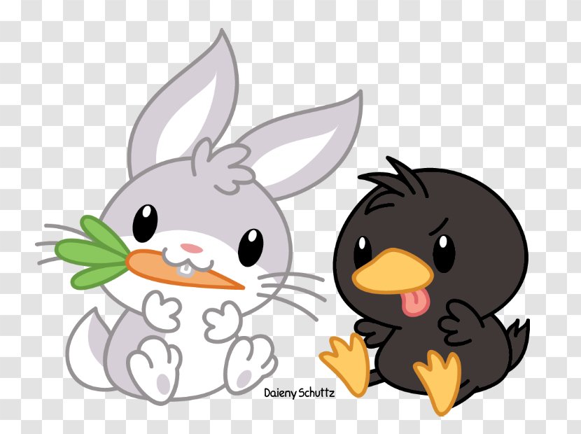 Daffy Duck Bugs Bunny DeviantArt Character - Silhouette Transparent PNG