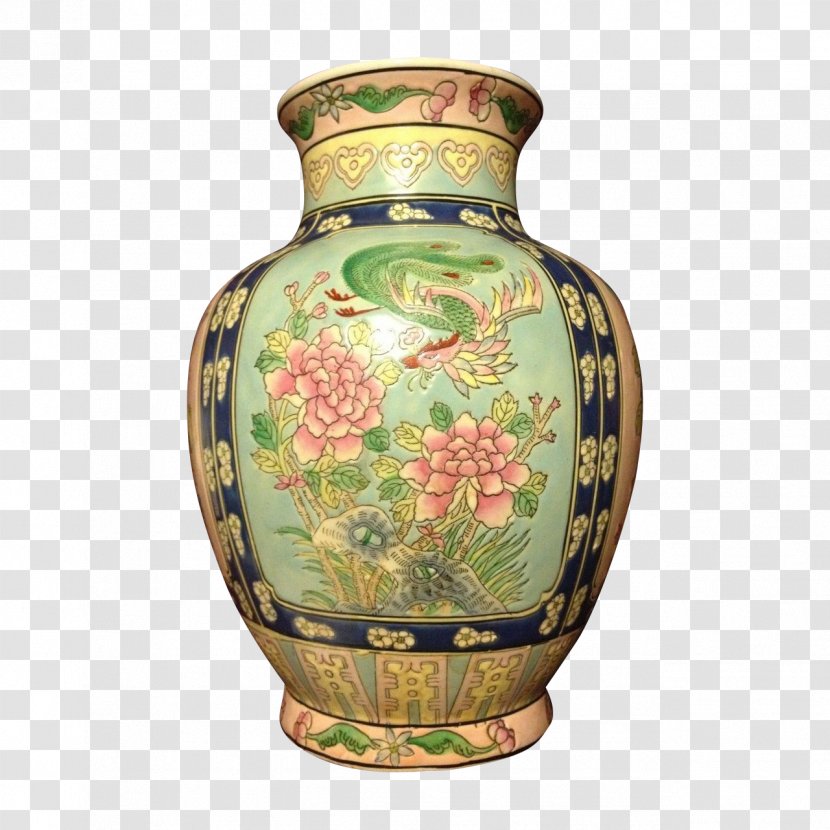 Vase Chinese Ceramics Porcelain Pottery - Decorative Arts Transparent PNG