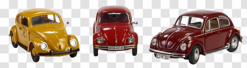 Model Car Volkswagen Beetle Automotive Design - Red Transparent PNG