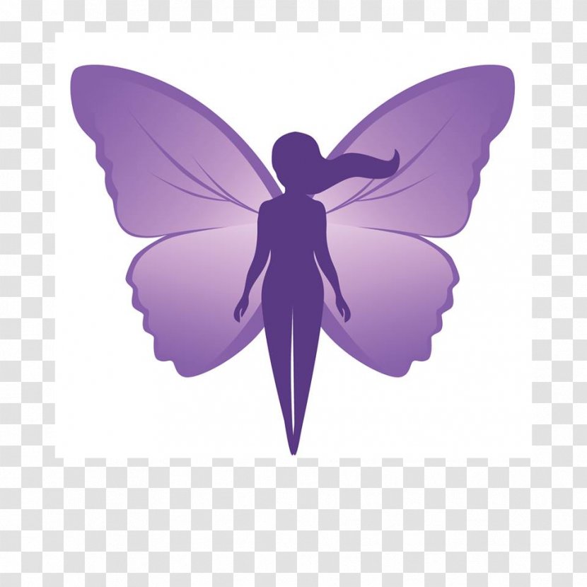 Butterfly Woman Moth Organization Logo - Empowerment Transparent PNG