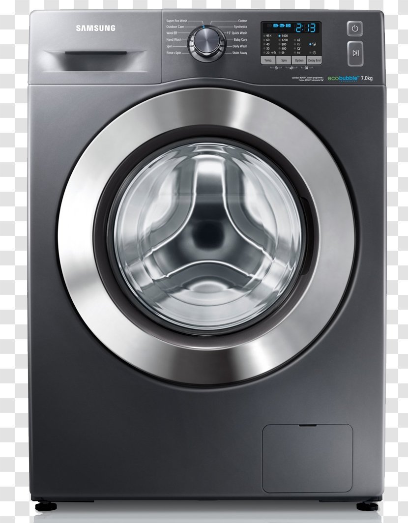 Washing Machines Samsung WF80F5E2W4 Clothes Dryer - Major Appliance Transparent PNG