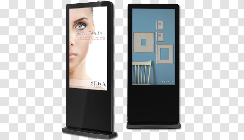 Digital Signs Professional Audiovisual Industry Kiosk System - Signage Transparent PNG
