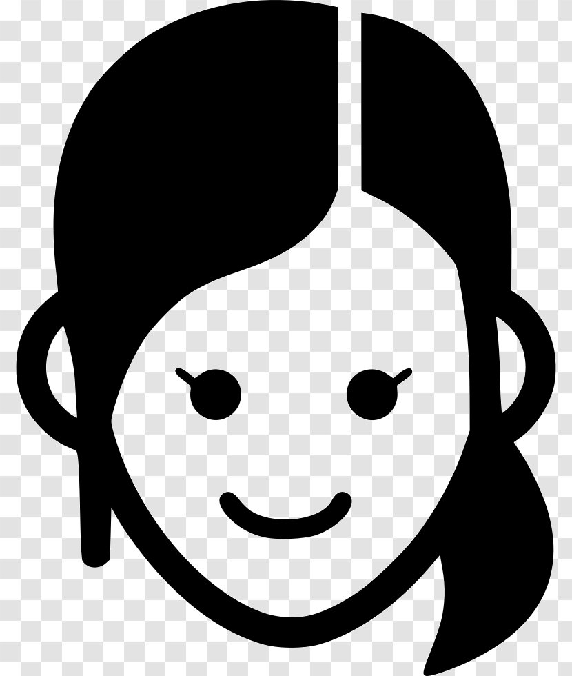 Clip Art Woman - Smiley Transparent PNG