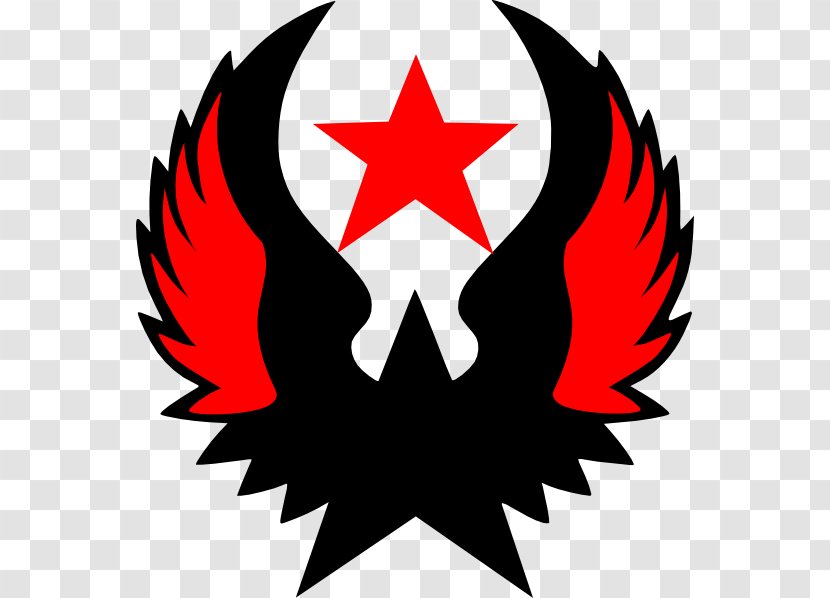 Clip Art - Red Star - X Wing Transparent PNG