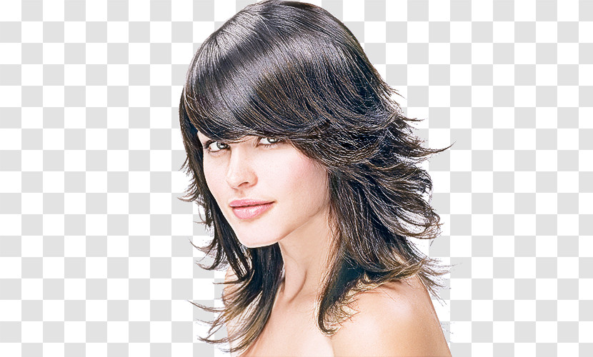 Hair Face Hairstyle Chin Layered Hair Transparent PNG