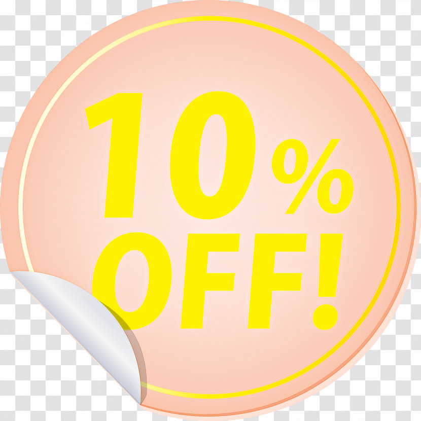 Discount Tag With 10% Off Discount Tag Discount Label Transparent PNG