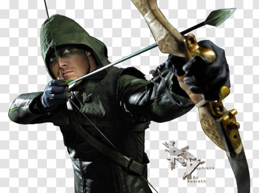 Green Arrow Felicity Smoak Black Canary Oliver Queen Roy Harper - Stephen Amell - Bow Transparent PNG