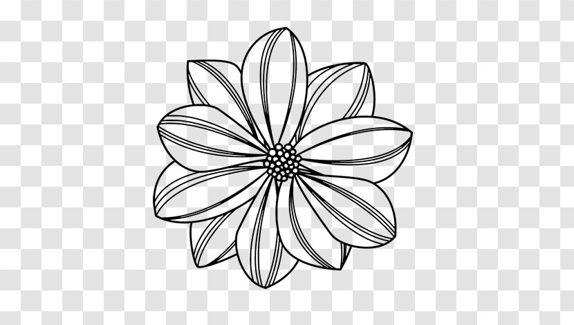 Drawing Painting Flower Coloring Book - Royaltyfree Transparent PNG