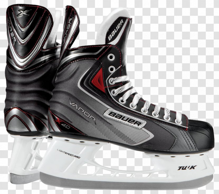 Bauer Hockey Ice Equipment Skates Skating - Walking Shoe Transparent PNG
