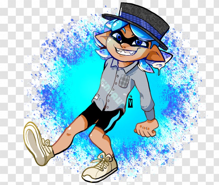 Cartoon Splatoon Squid - Human Behavior Transparent PNG