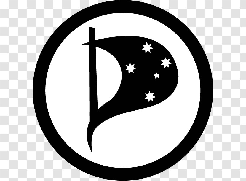 Pirate Party Australia Political Of Canada - Monochrome Transparent PNG