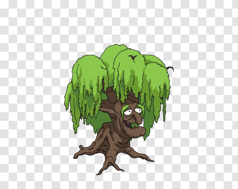 Tree Cartoon Illustration Image Clip Art - Oak Transparent PNG