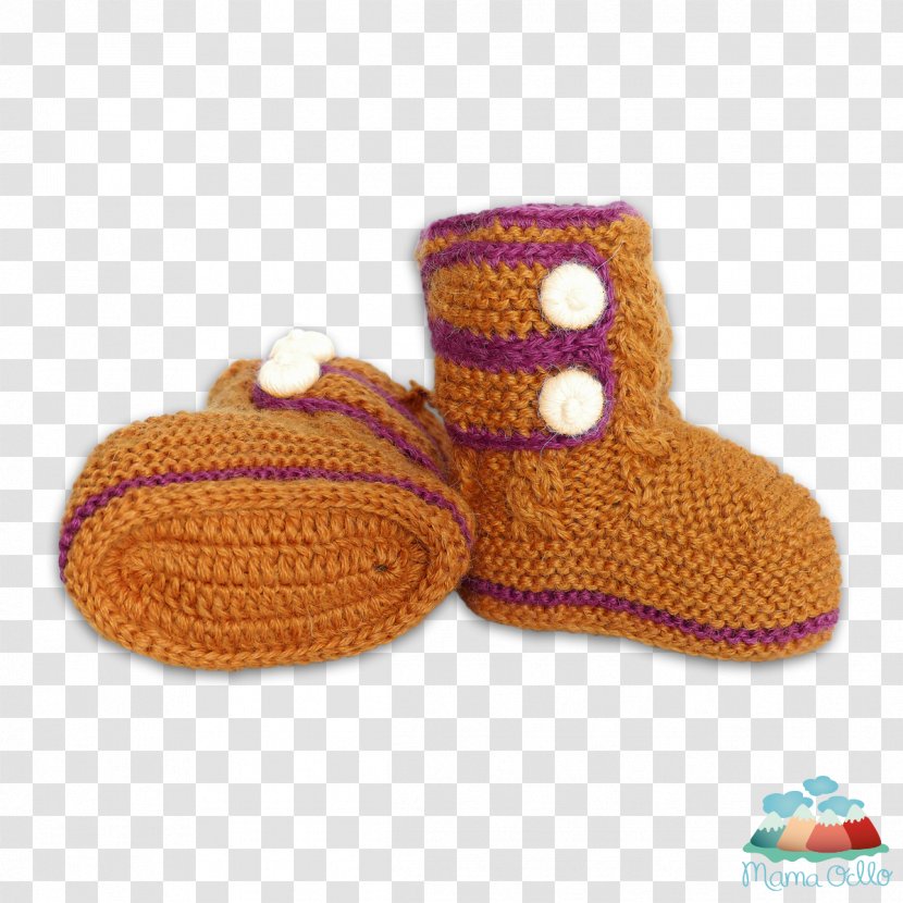 Slipper Alpaca Fiber Wool Romper Suit - Cotton - Baby Boot Transparent PNG