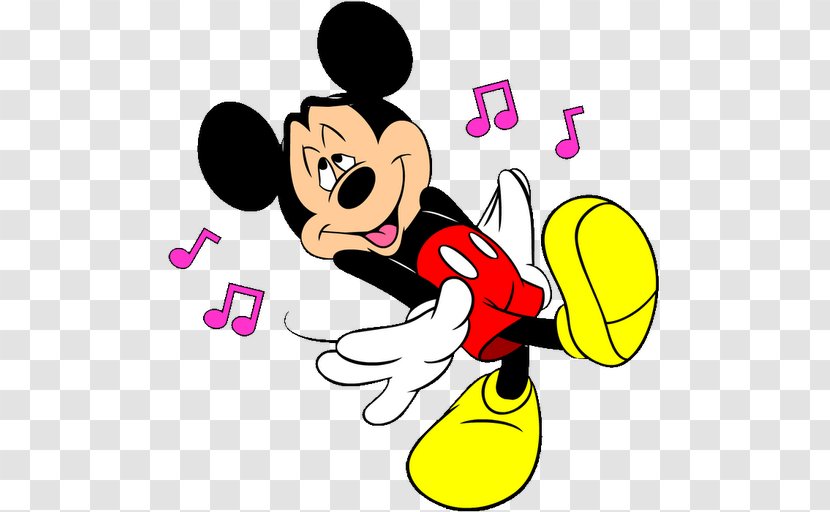 Mickey Mouse Minnie Cannabis Clip Art - Yellow Transparent PNG