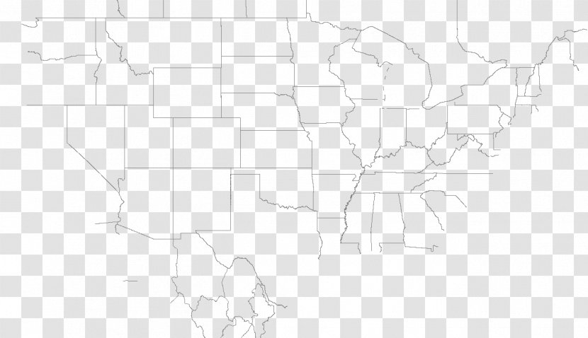 Line White Angle - Drawing - Composite Transparent PNG