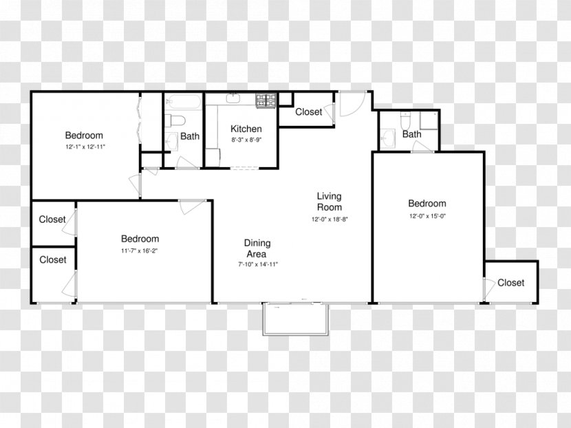 Floor Plan Brand Angle - Bed Transparent PNG