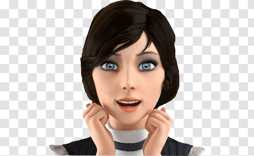 BioShock Infinite: Burial At Sea 2 Elizabeth Sticker - Cheek - Infinite Glove Transparent PNG