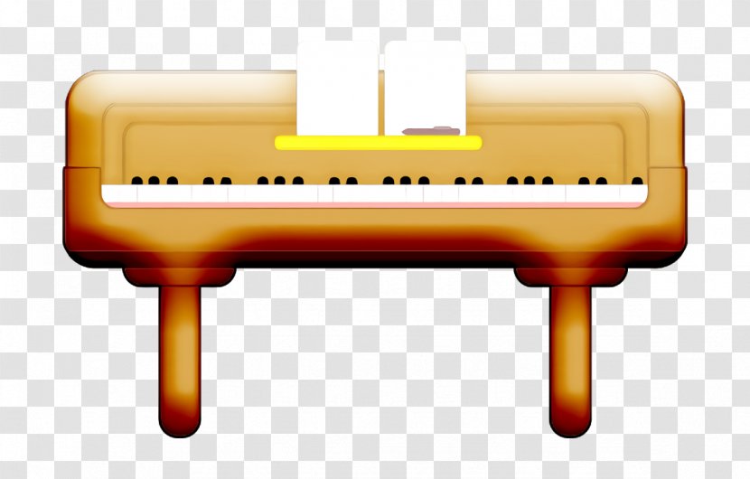 Casio Icon Keyboard Piano - Yellow Yamaha Transparent PNG