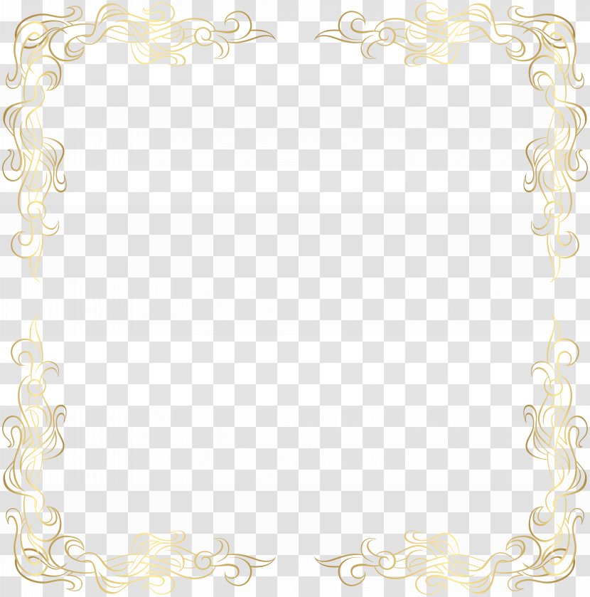 White Pattern - Border Frame Transparent ClipArt Image Transparent PNG