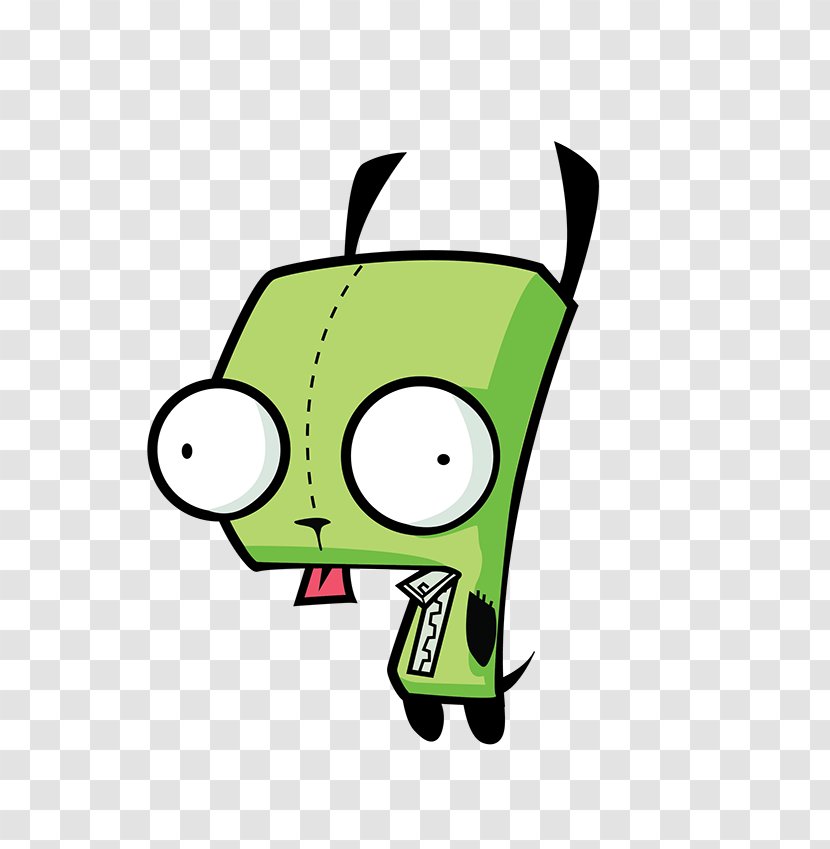 GIR Animated Cartoon Drawing Invader Zim - Fictional Character - Illustrator Behance Transparent PNG