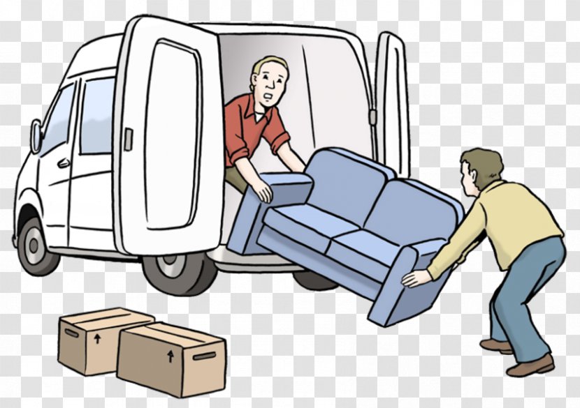 Umzug Gratis Clip Art - Transport - Umzugcartoon Transparent PNG