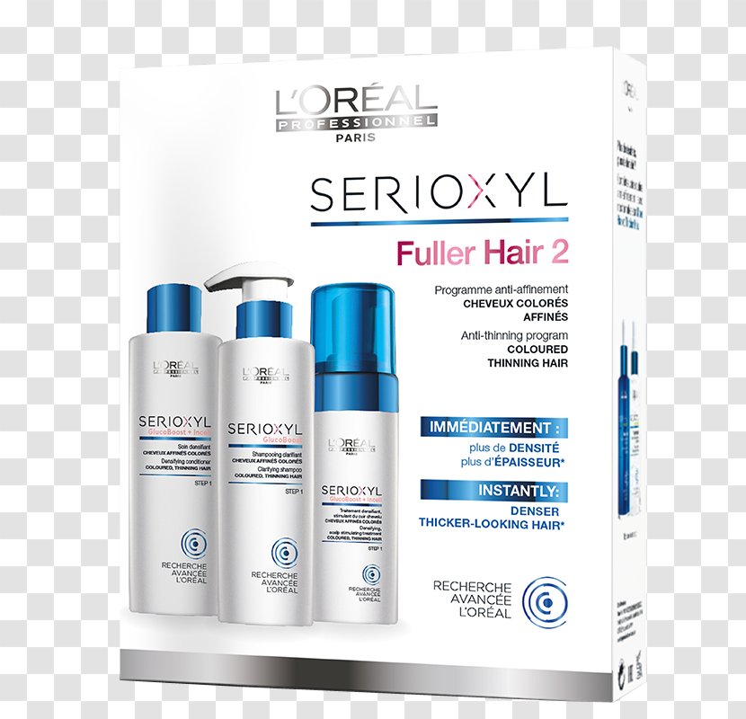 L'Oréal Professionnel Serioxyl Denser Hair Treatment Care Loss - Capelli - Loreal Transparent PNG