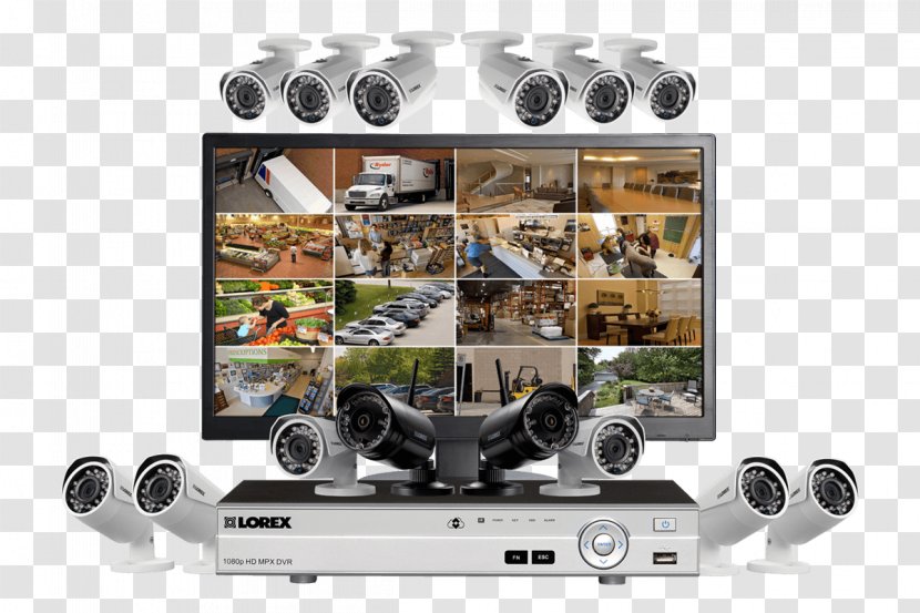 Wireless Security Camera Closed-circuit Television Alarms & Systems Home Surveillance - Multimedia - Cctv Transparent PNG