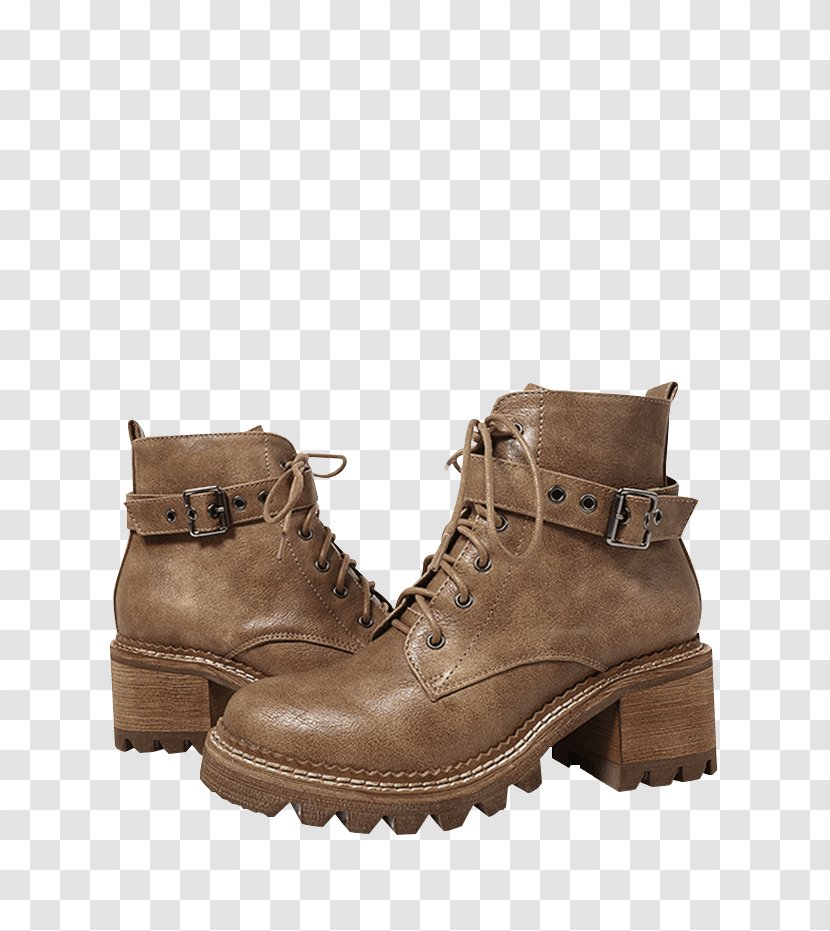 Shoe Boot Walking - Footwear - Chunky Heel Shoes For Women Transparent PNG