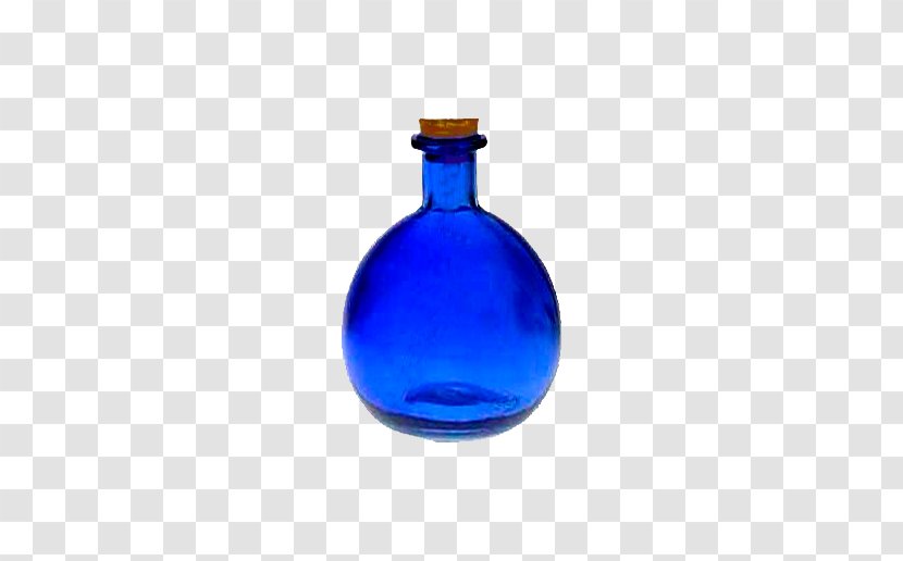 Glass Bottle Potion Bottled Water - Drinkware - Blue Transparent PNG