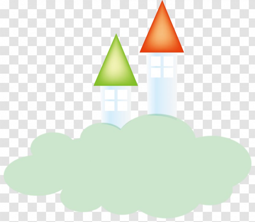 Download Cloud - Vector House Transparent PNG