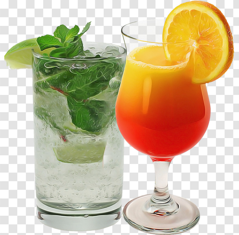 Cocktail Garnish Bay Breeze Spritz Veneziano Mai Tai Harvey Wallbanger Transparent PNG