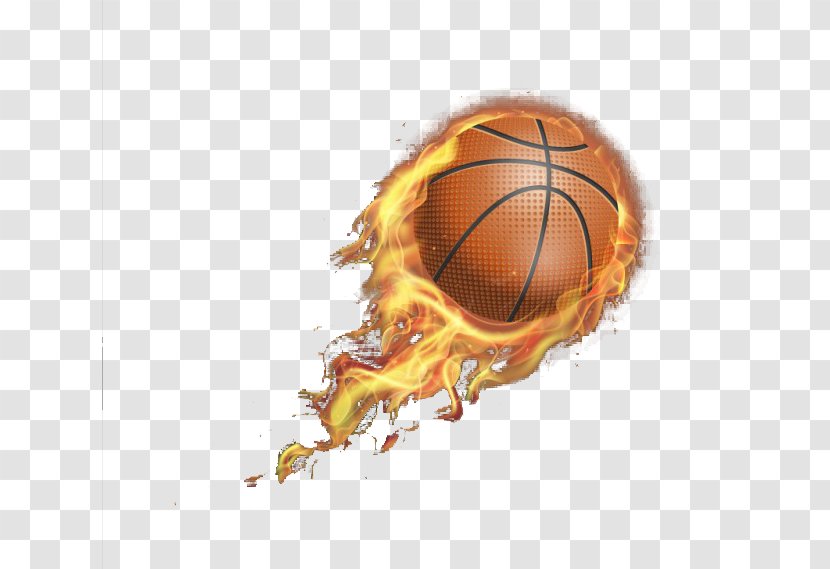 Basketball Fire Computer File - Sport - Realistic Transparent PNG