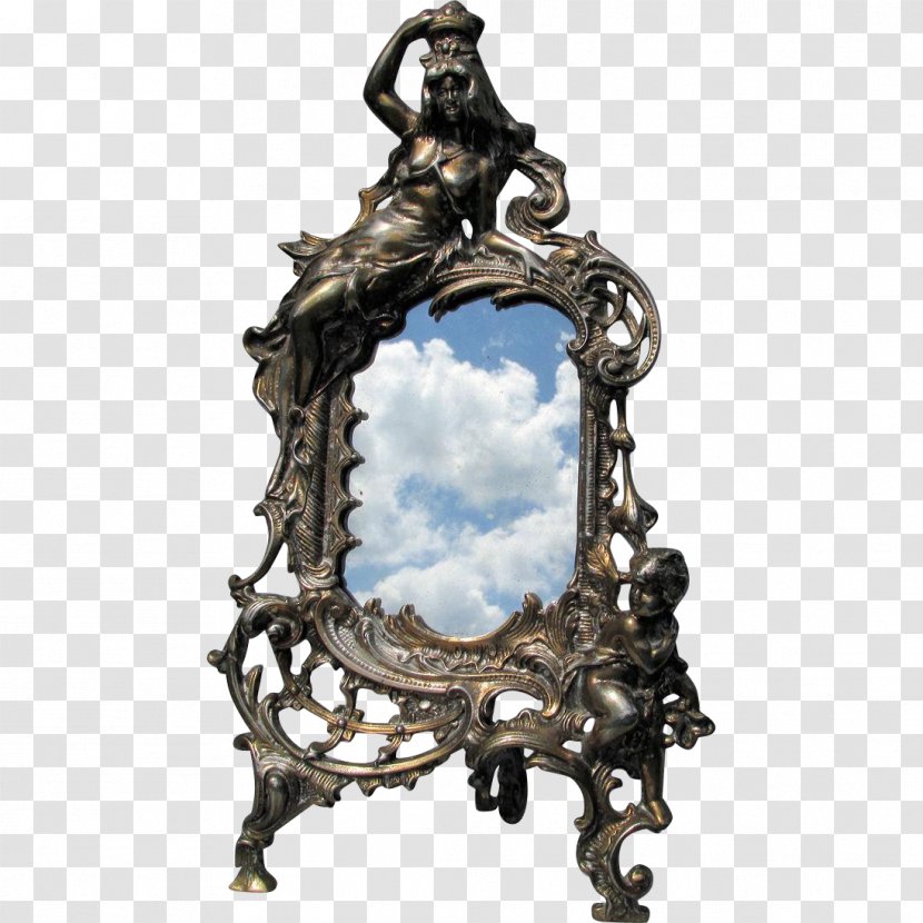 Mirror Image Victorian Era Picture Frames - Bathroom Cabinet Transparent PNG