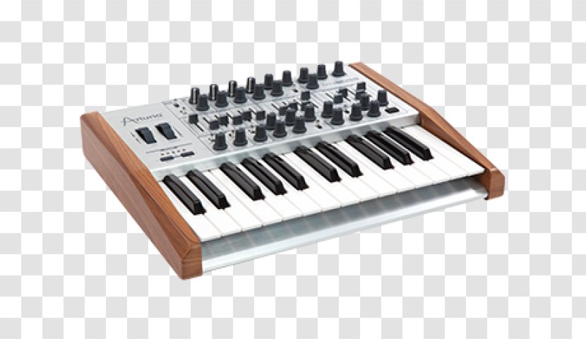 Arturia MiniBrute Sound Synthesizers Electronic Keyboard Analog Synthesizer - Cartoon - Keylab 49 Transparent PNG