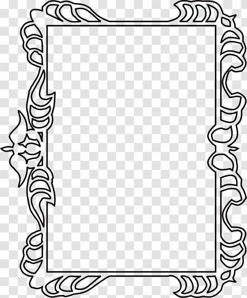 Black And White Android - Two Dimensional Code Frame Transparent PNG