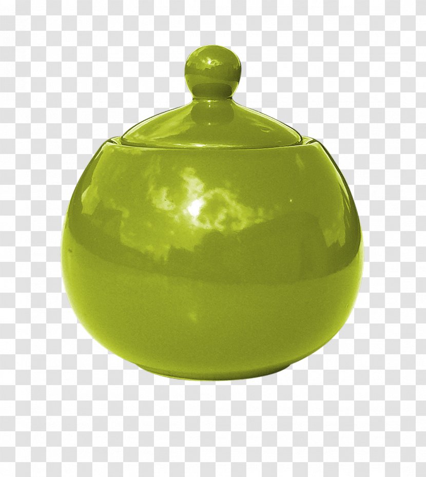 Ceramic Glass Teapot Lid - Green Cup Transparent PNG